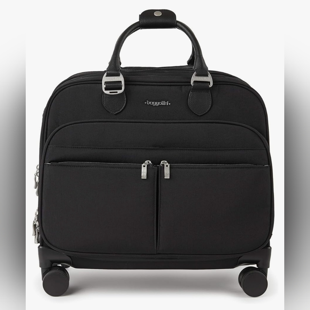 Baggallini Unisex Adult 4 Wheel Tote bag-Black color - Picture 2 of 14